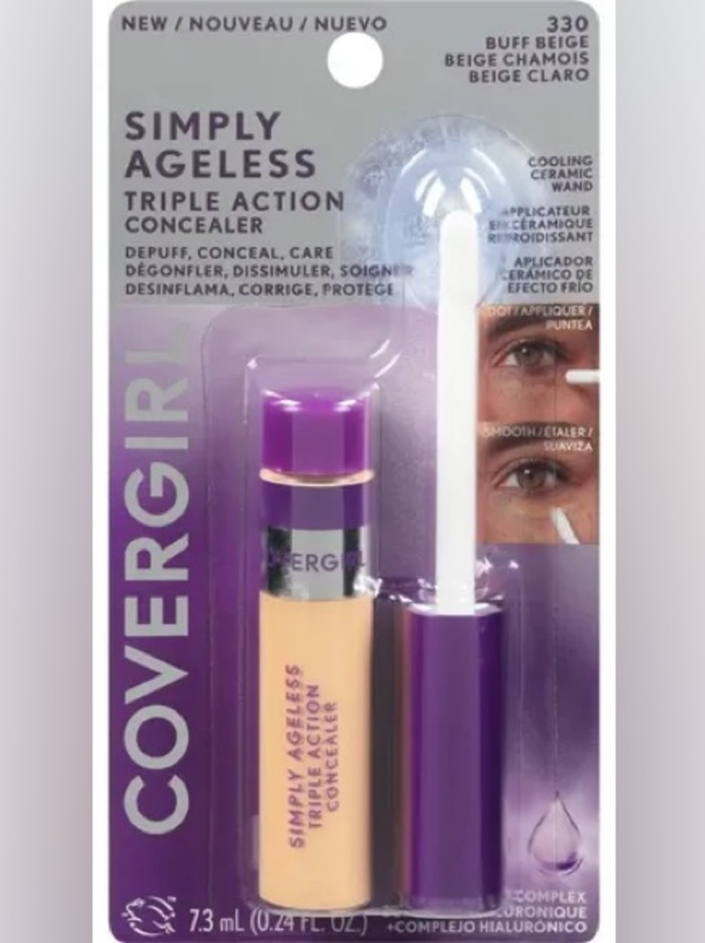 COVERGIRL Simply Ageless Triple Action Concealer - Buff Beige
